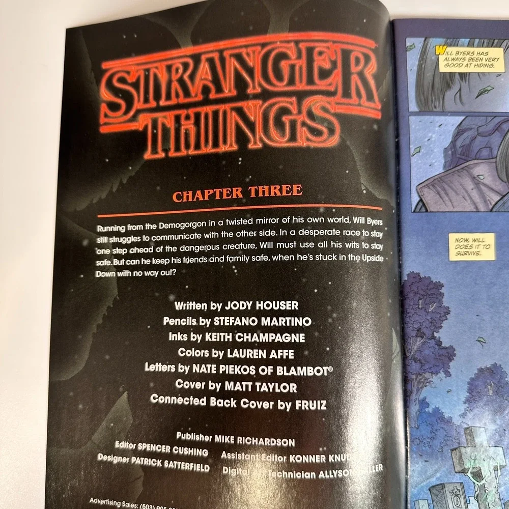 Stranger Things Comic Books Dark Horse 2018 Season One Variant Covers Lot of 6